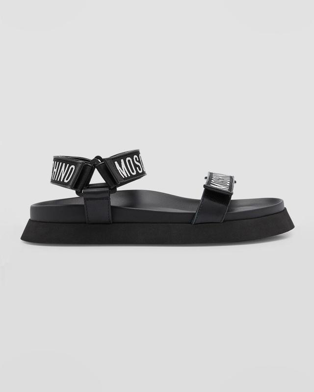 Mens Logo Grip Strap Sandals Product Image