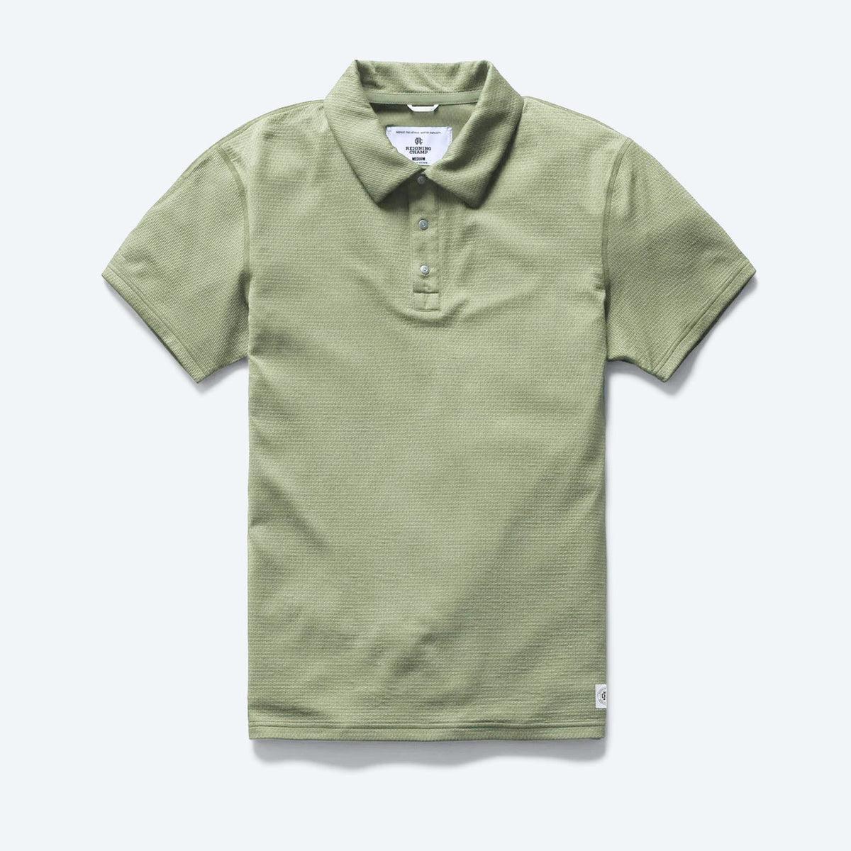 Reigning Champ Men's SOLOTEX MESH TIEBREAK POLO Product Image