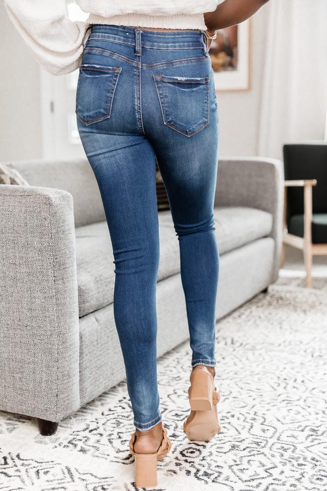 Felicity Dark Wash Skinny Jeans FINAL SALE Product Image