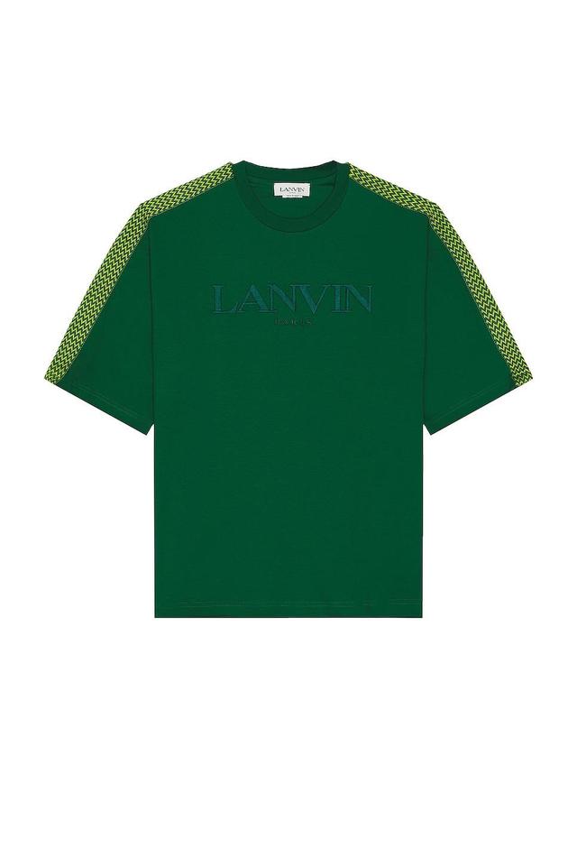 Lanvin Side Curb Oversized T-shirt Green. (also in S, XL). Product Image