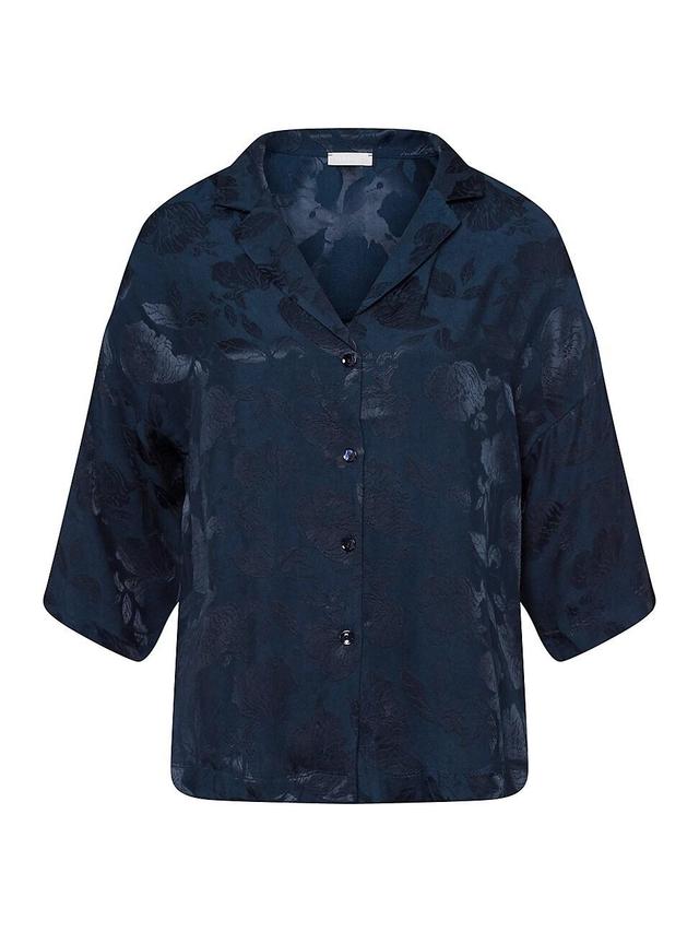 Womens Valene Floral Jacquard Shirt Product Image