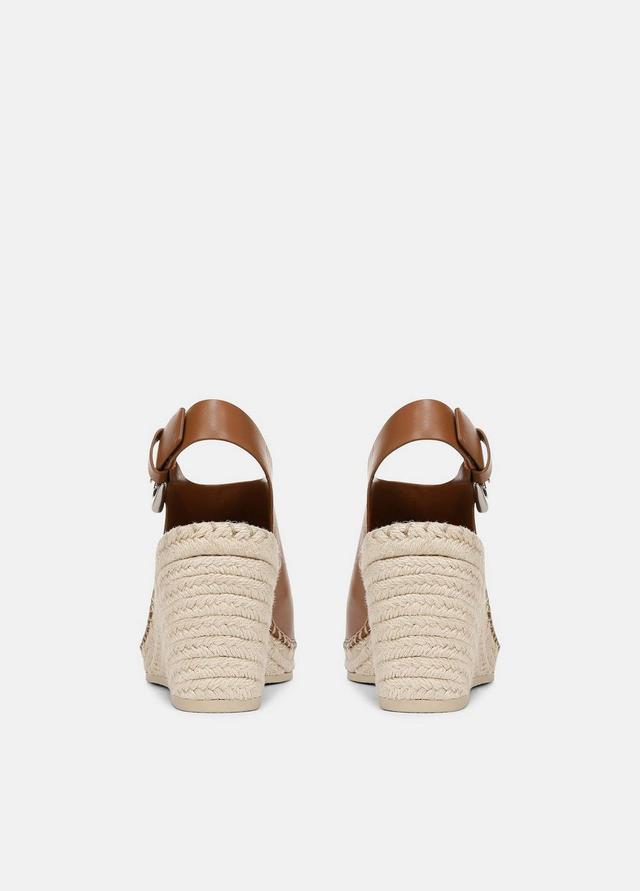 Gabriela Leather Wedge Espadrille Sandal Product Image