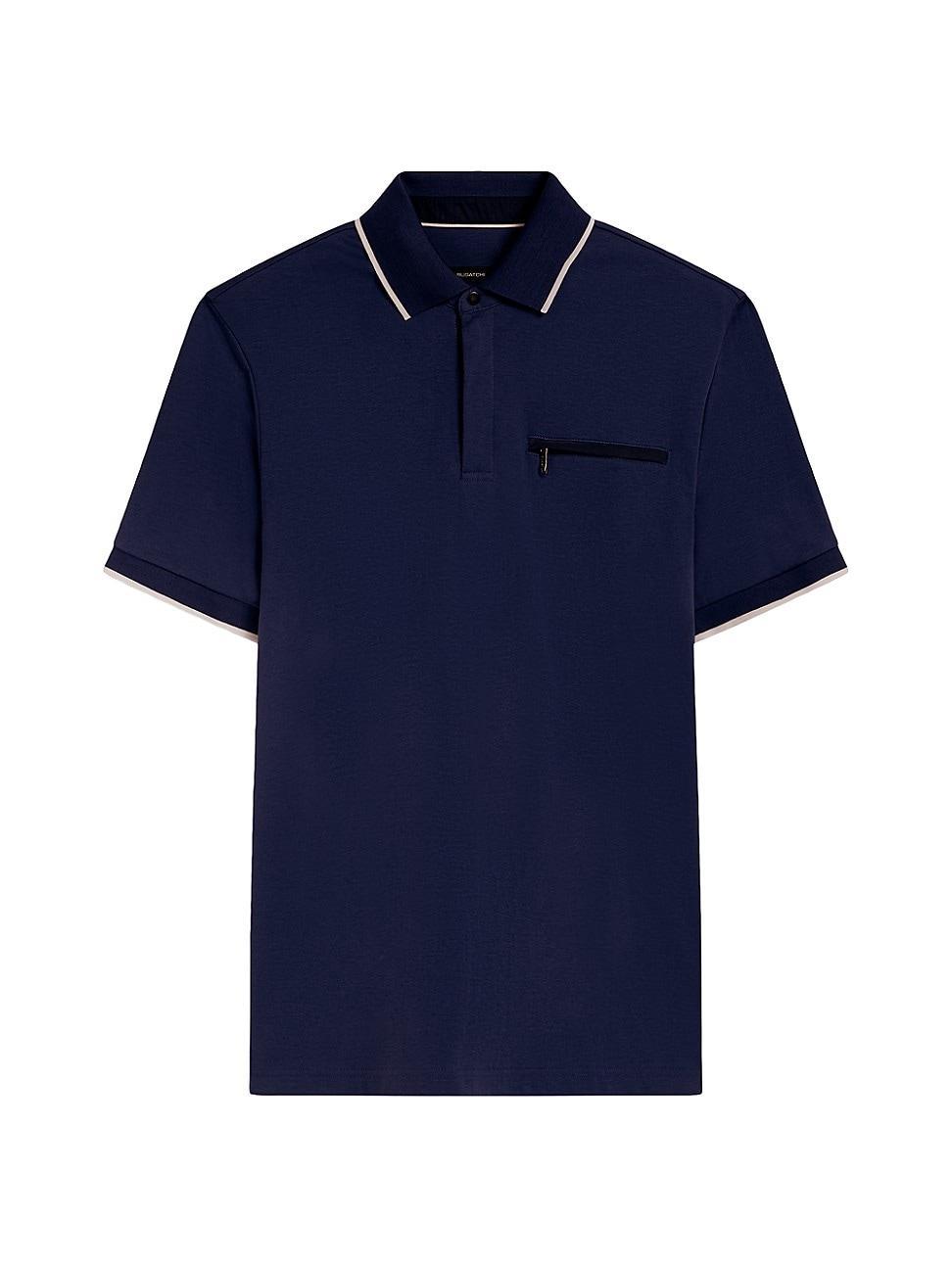 Mens Quarter-Zip Polo Shirt Product Image