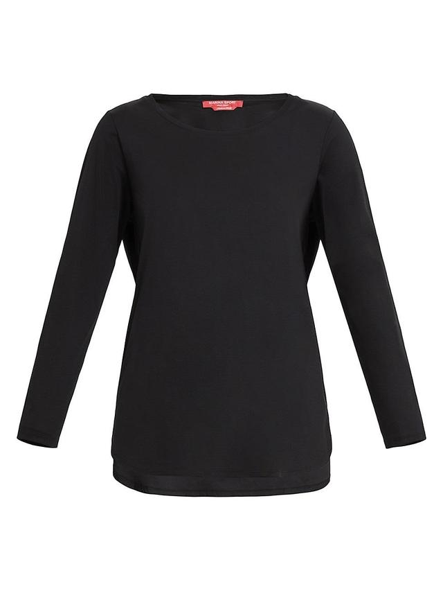 Womens Valente Jersey Long-Sleeve T-Shirt Product Image