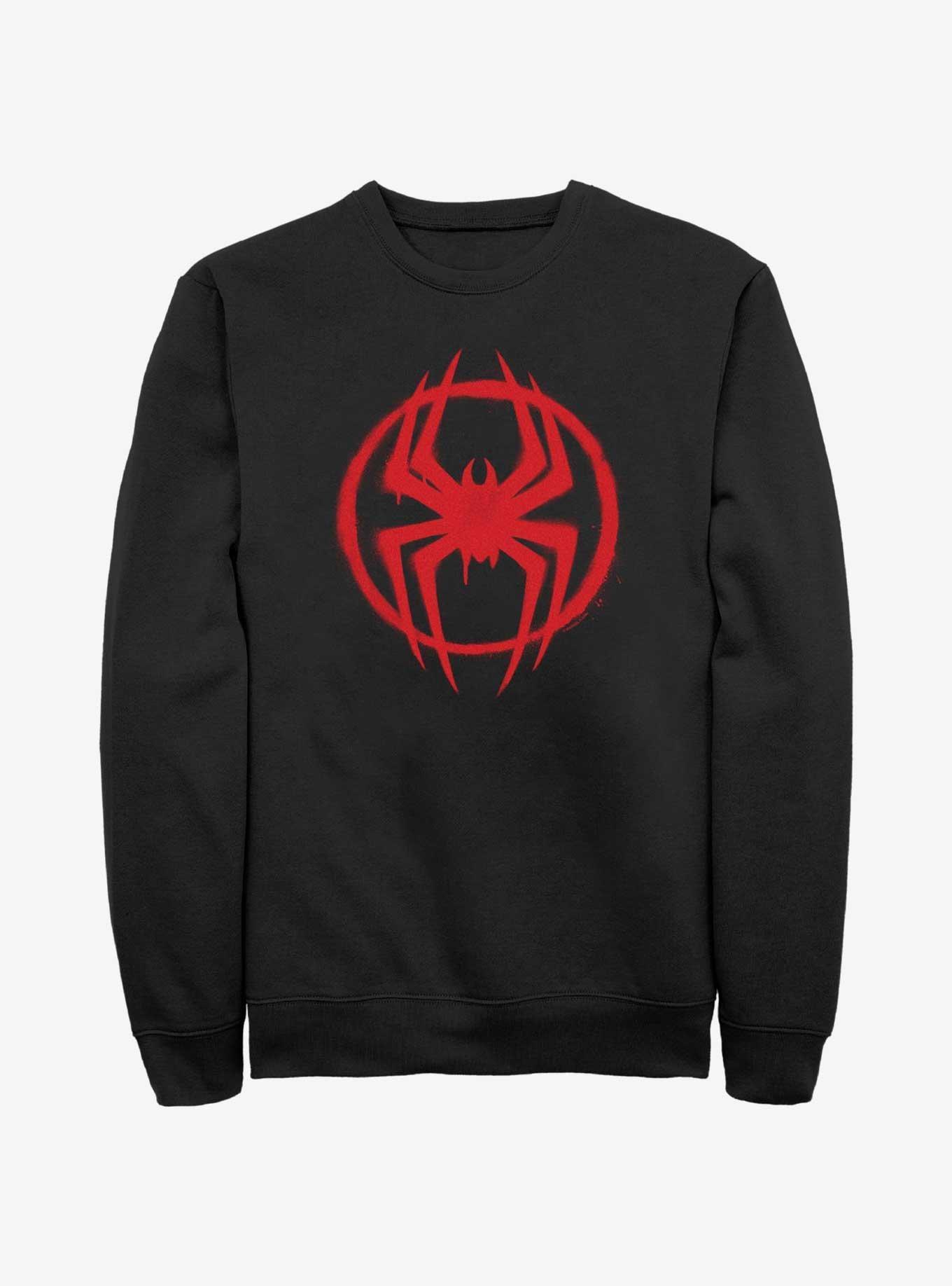 Marvel Spider-Man Spray Circle Symbol Sweatshirt Product Image