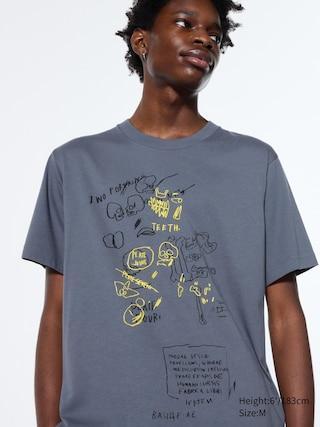 Mens Ut Archive Ut (Short-Sleeve Graphic T-Shirt) (Jean-Michel Basquiat) Gray Medium UNIQLO US Product Image