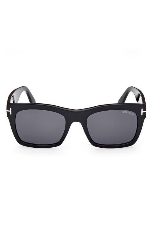 Mens 56MM Rectangular Sunglasses Product Image