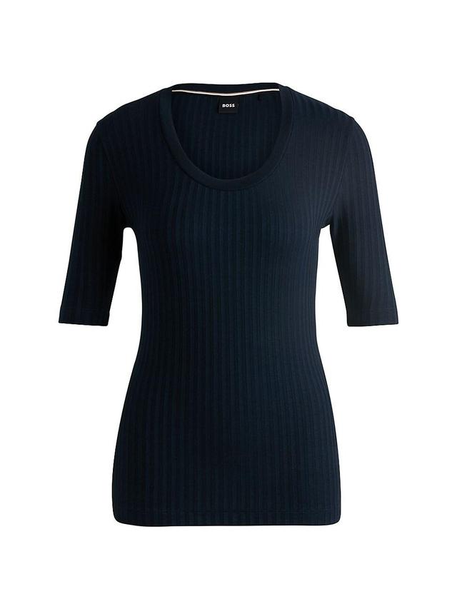 Boss by Hugo Boss Womens Scoop-Neck Top Product Image