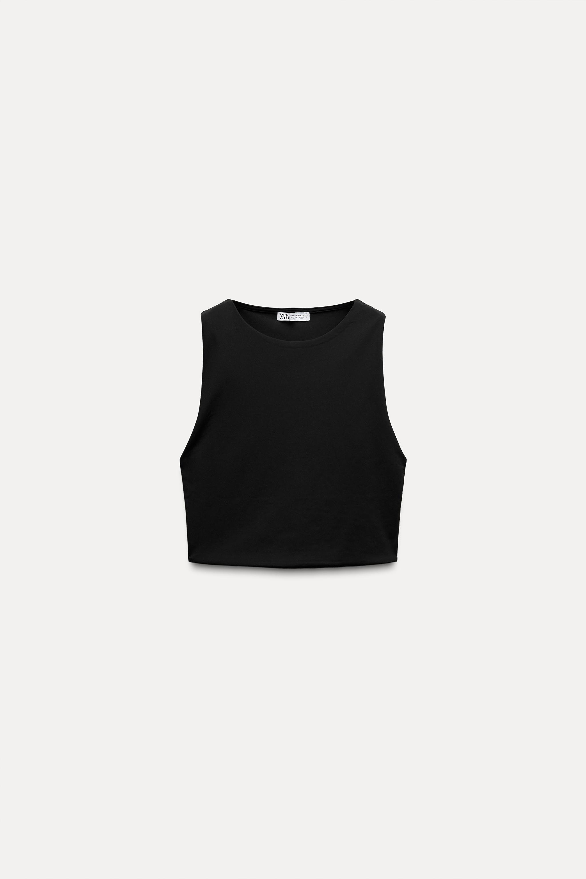 SLEEVELESS CROP TOP Product Image