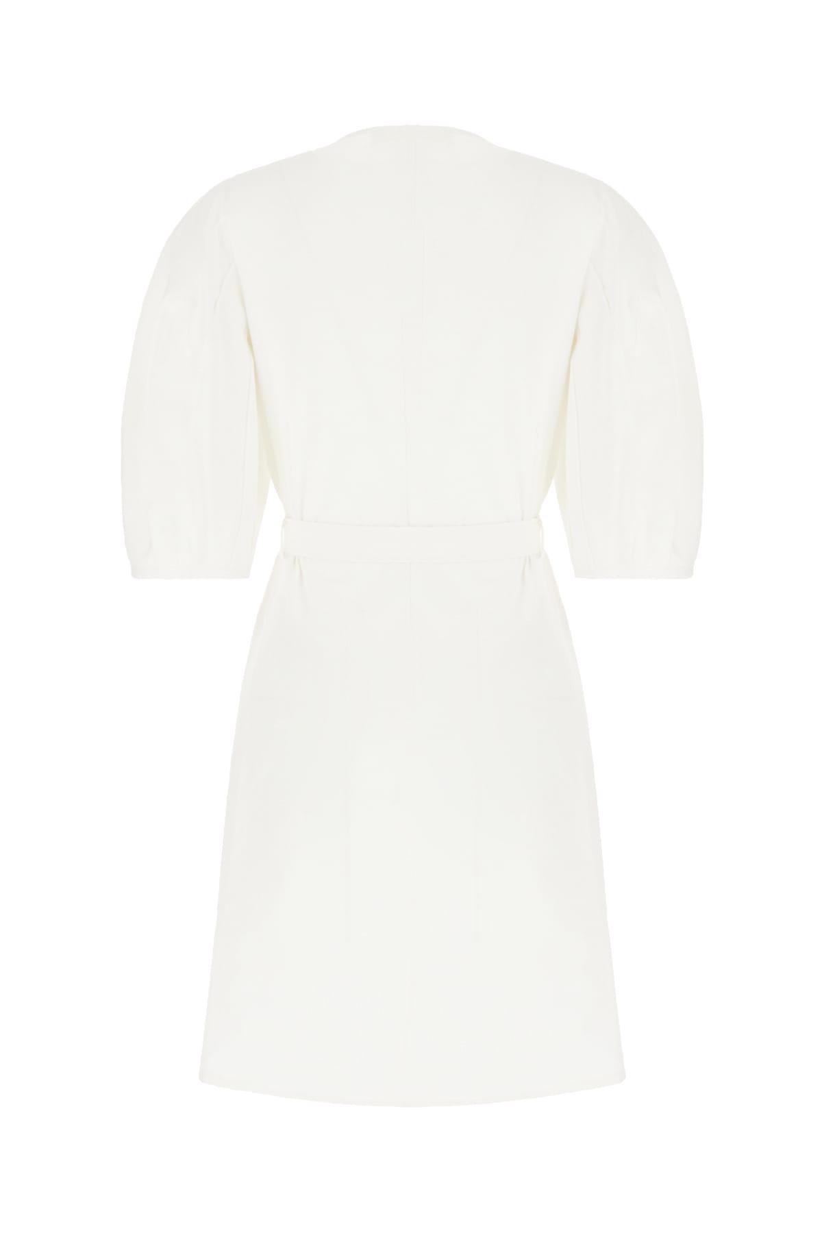 CHLOÉ White Poplin Dress Product Image