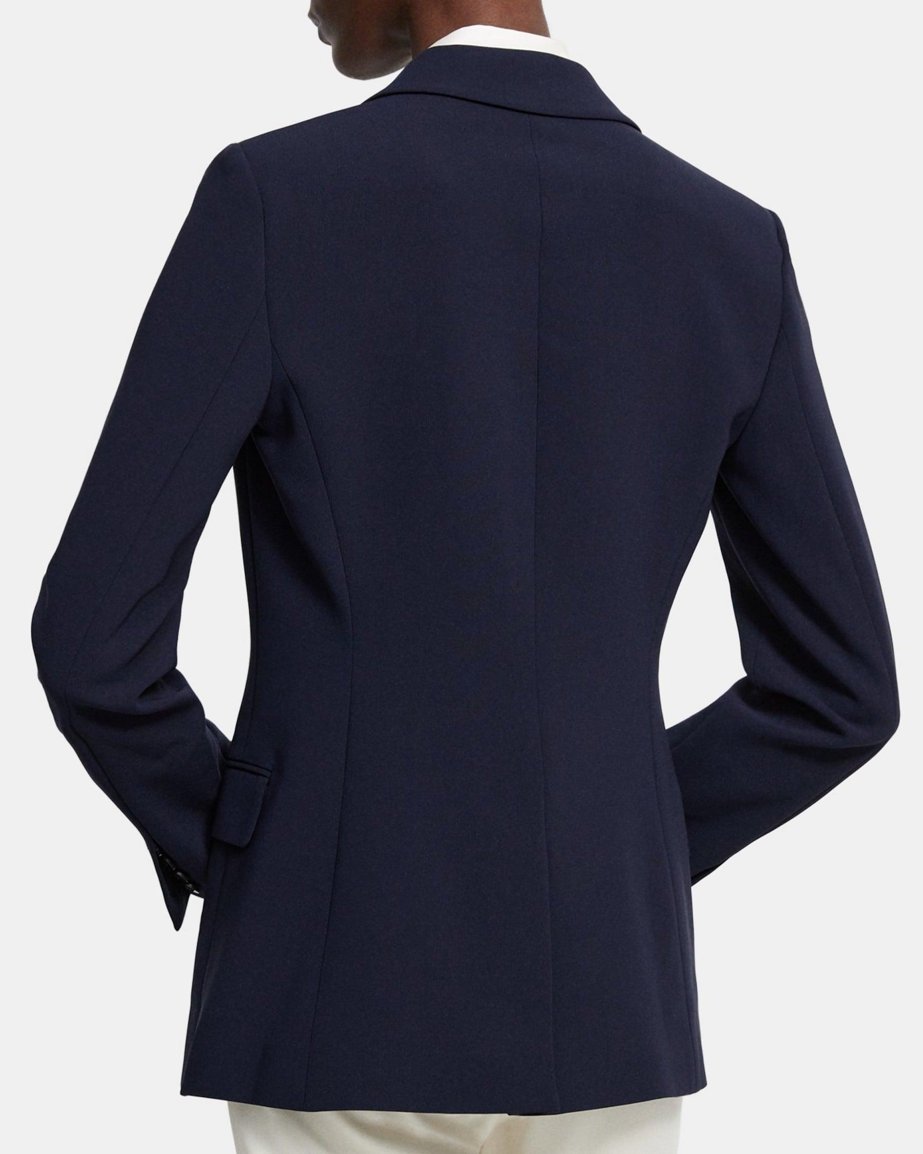 Fitted Blazer in Crepe Product Image