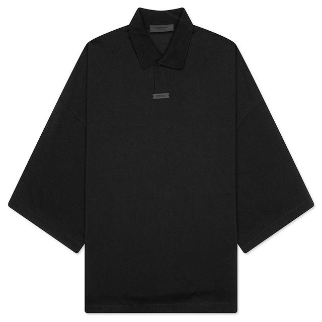 Pique Polo - Black Male Product Image