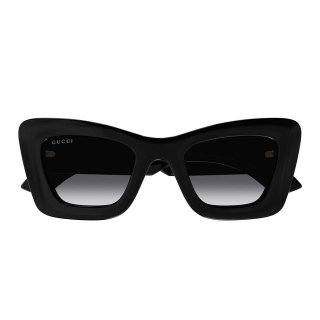 Eyewear Geometric Frame Sunglasses In Black / Brown / Grey Product Image