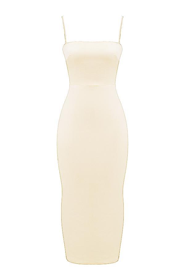 Costanza Vintage Cream Maxi Dress Product Image