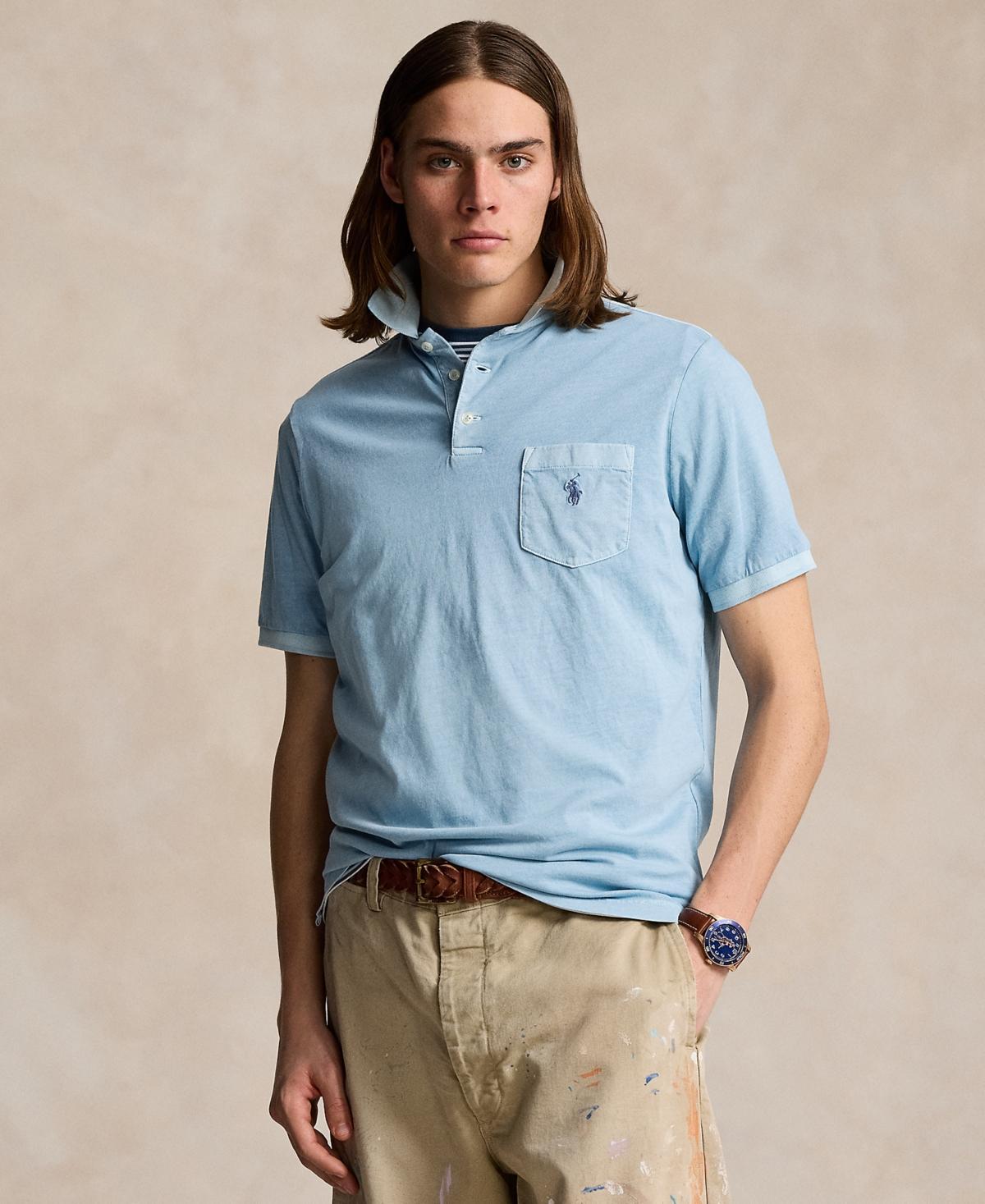 Men's Classic-Fit Garment-Dyed Polo Shirt Product Image