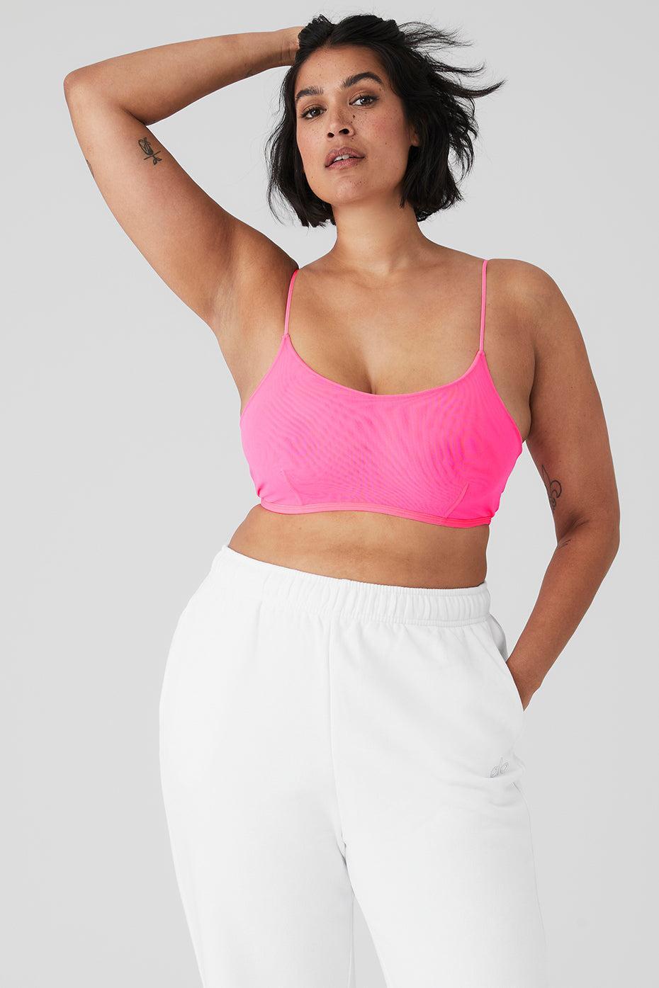 Airmesh Venus Bralette - Fluorescent Pink Coral Product Image