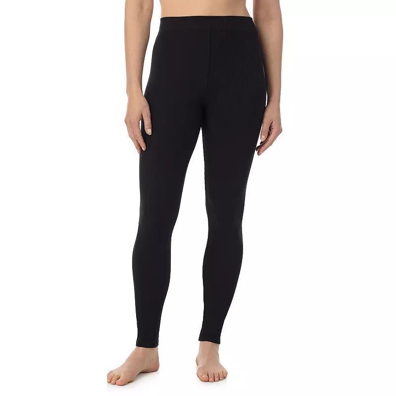 Womens Cuddl Duds Ribbed Stretch Leggings product image