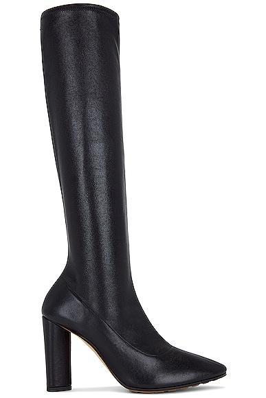 Bottega Veneta Tripod High Boot in Black - Black. Size 40 (also in 36, 38). Product Image