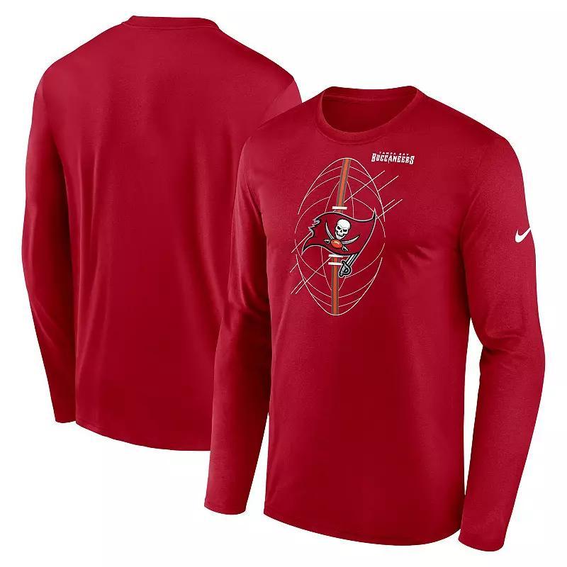 Mens Nike Red Tampa Bay Buccaneers Legend Icon Long Sleeve T-Shirt BUC Red Product Image