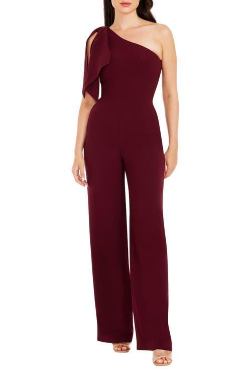 Dress the Population Tiffany One-Shoulder Jumpsuit Product Image