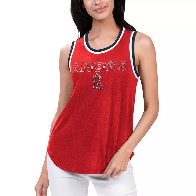 Womens G-III 4Her by Carl Banks Los Angeles Angels Strategy Tank Top Product Image