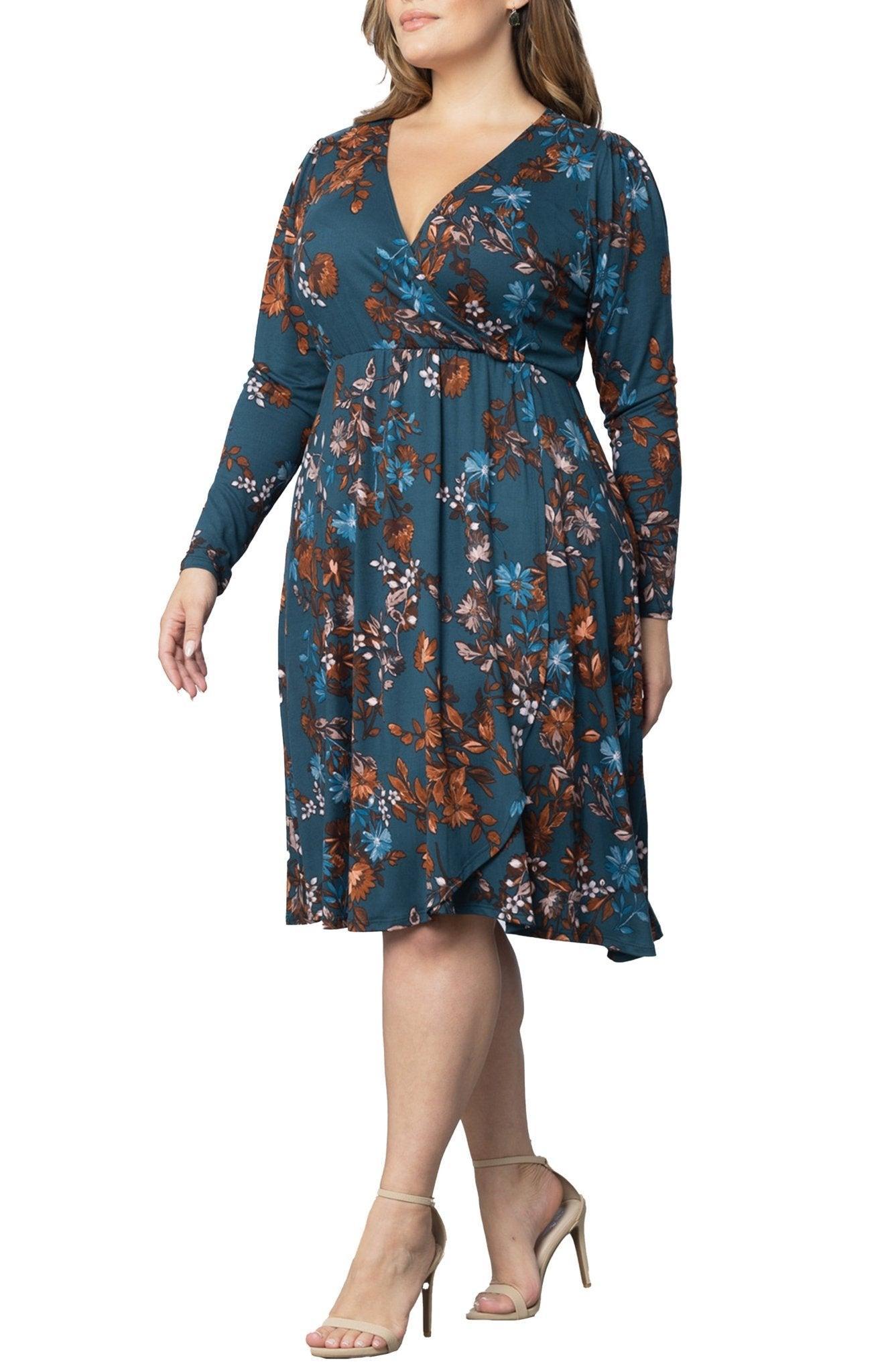 Aster Faux Wrap Dress - Plus Product Image