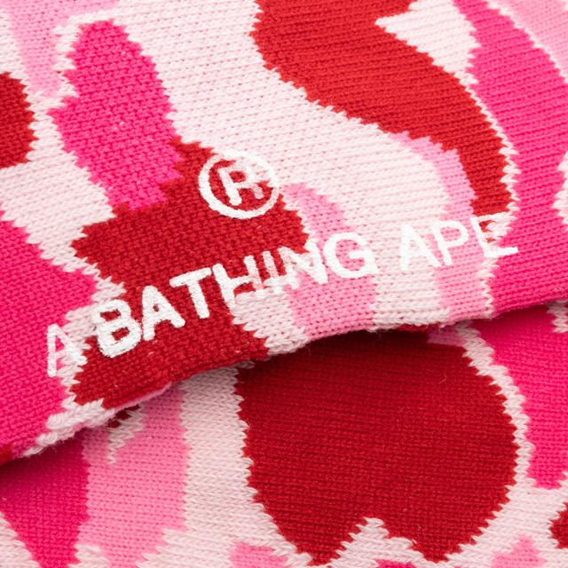 Abc Camo Jacquard Socks - Pink Male Product Image