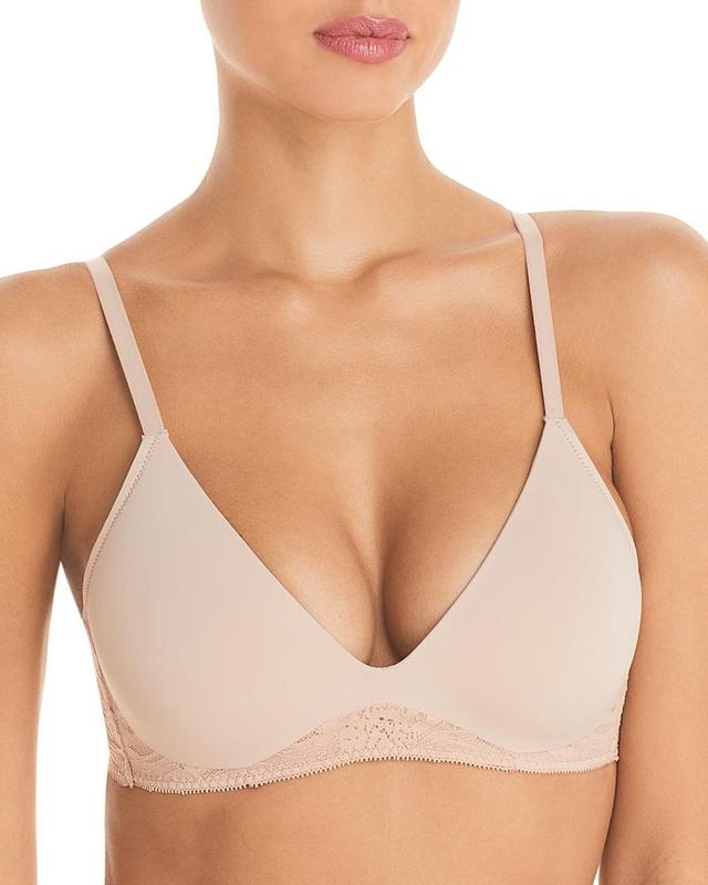 On Gossamer Sleek & Lace Wirefree Bra Product Image