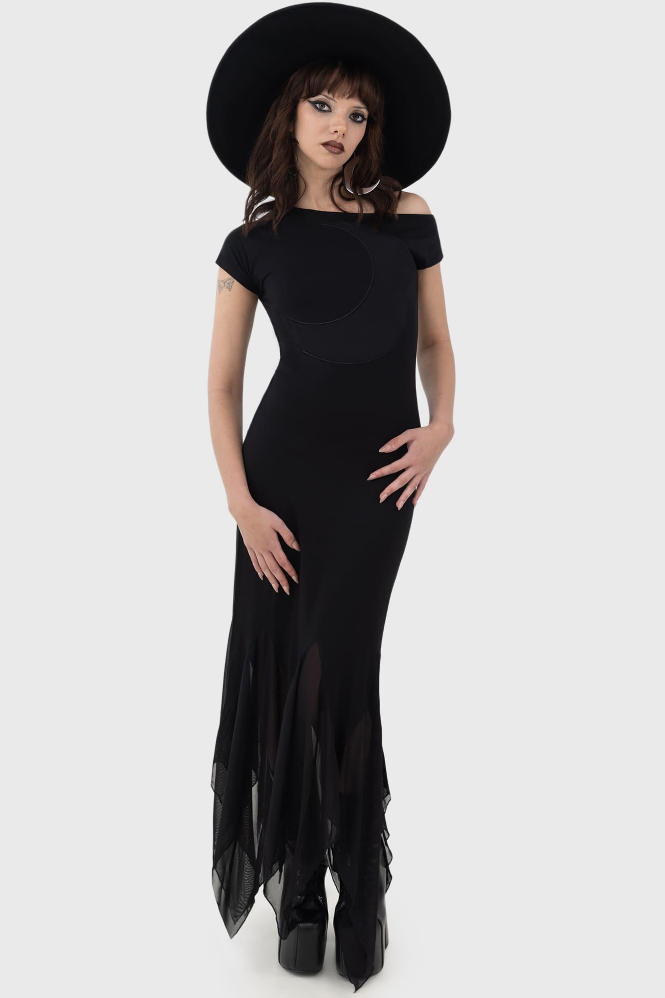 Hollow Night Maxi Dress Female Product Image