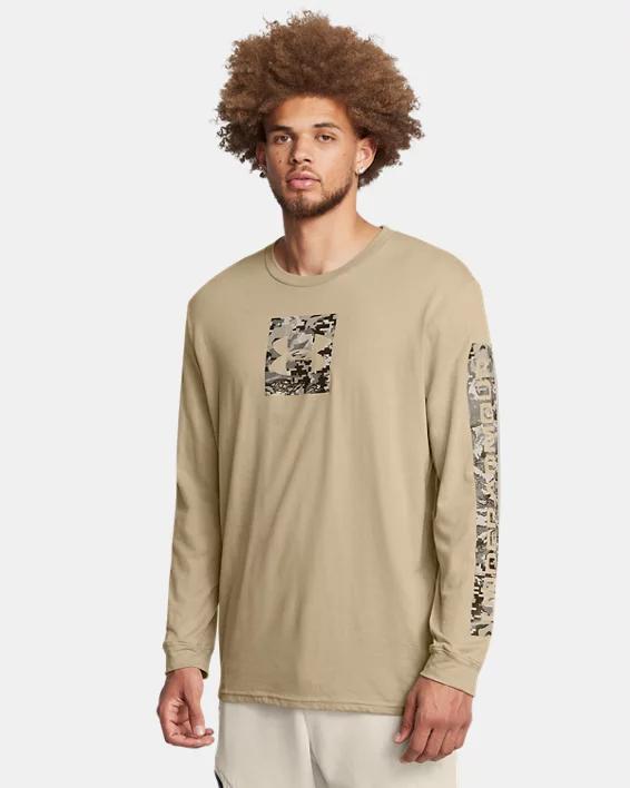 Mens UA Camo Boxed Long Sleeve Product Image