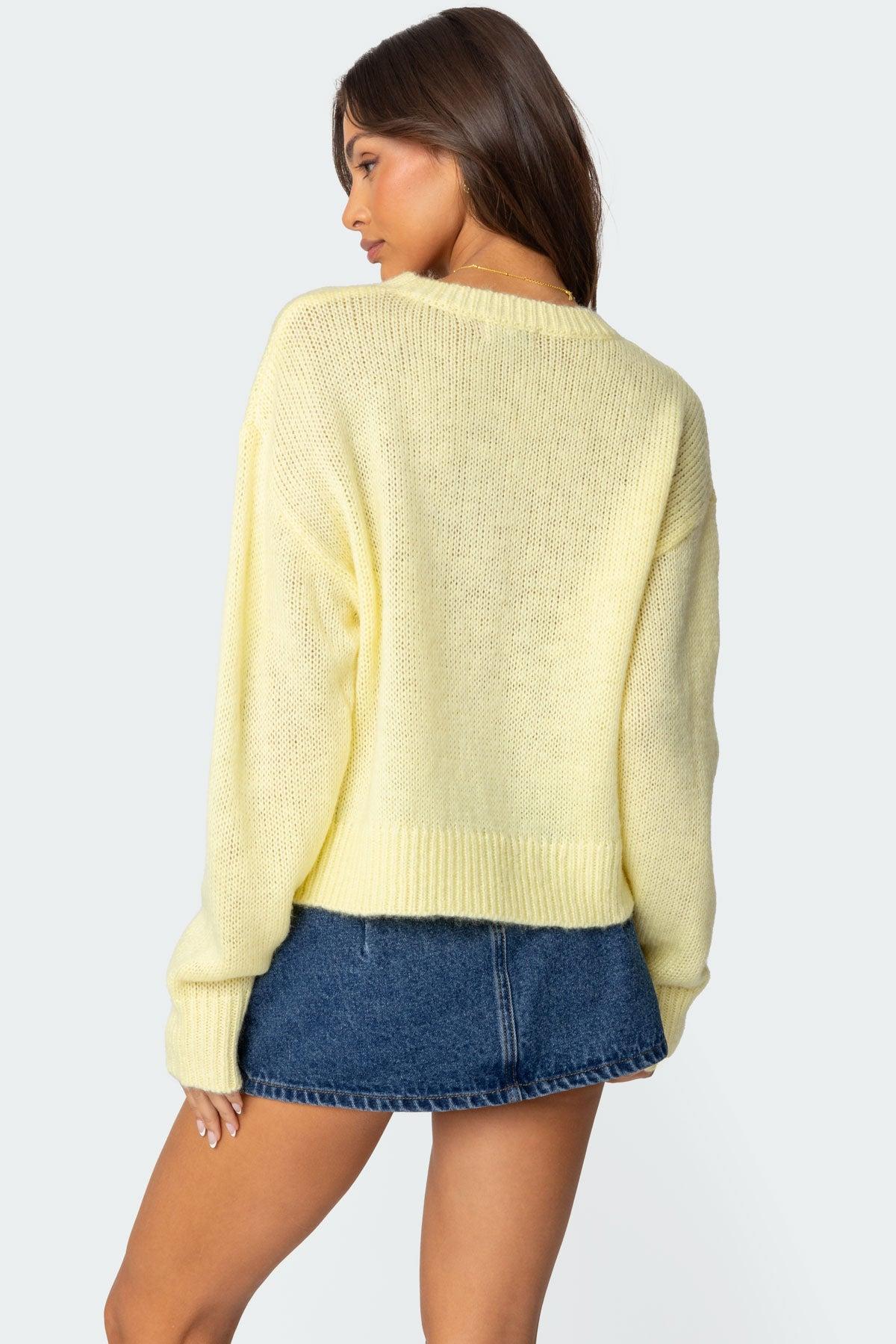 Kyrah Oversized Knit Sweater Product Image