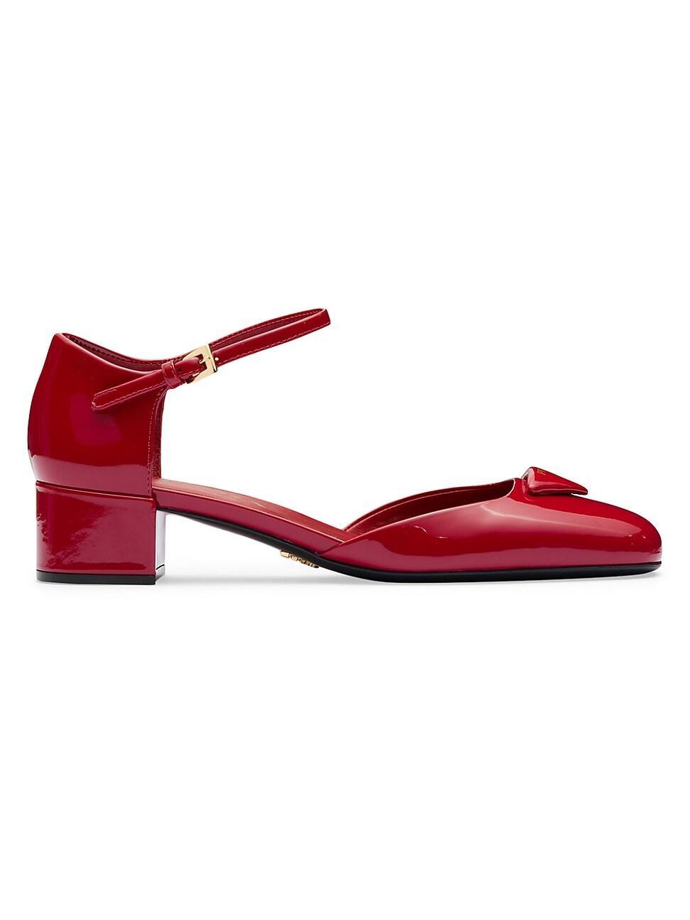 Womens Open-Sided Patent Leather Pumps product image