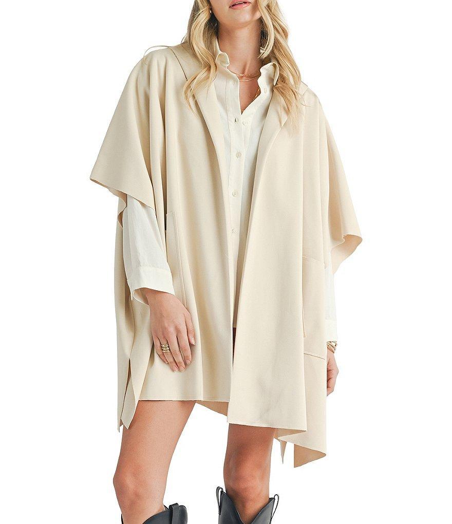 Sadie & Sage Lisha Belted Poncho Product Image