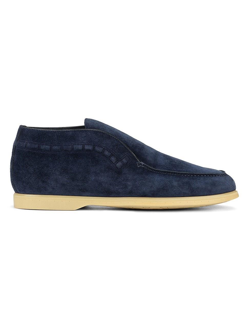 Mens Suede Slip-On Ankle Boots Product Image