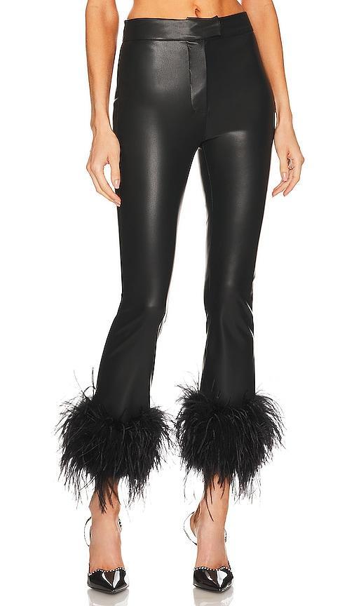 LAMARQUE Pagetta Faux Leather Pant in Black - Black. Size XS (also in XXS, M, L). Product Image