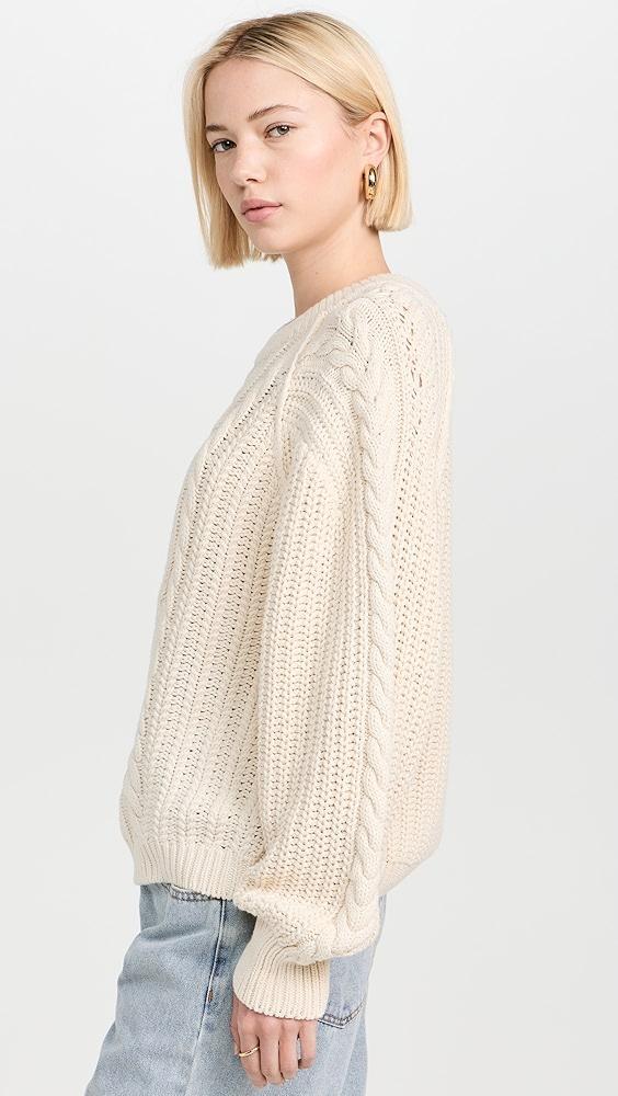 Free People Frankie Cable Pullover | Shopbop Product Image