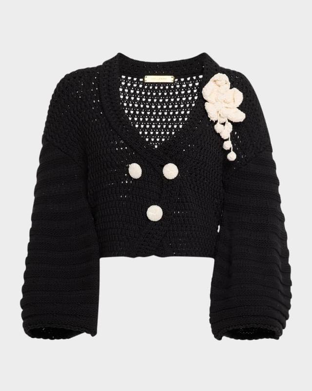 Silo Flower Double-Breasted Cardigan Product Image