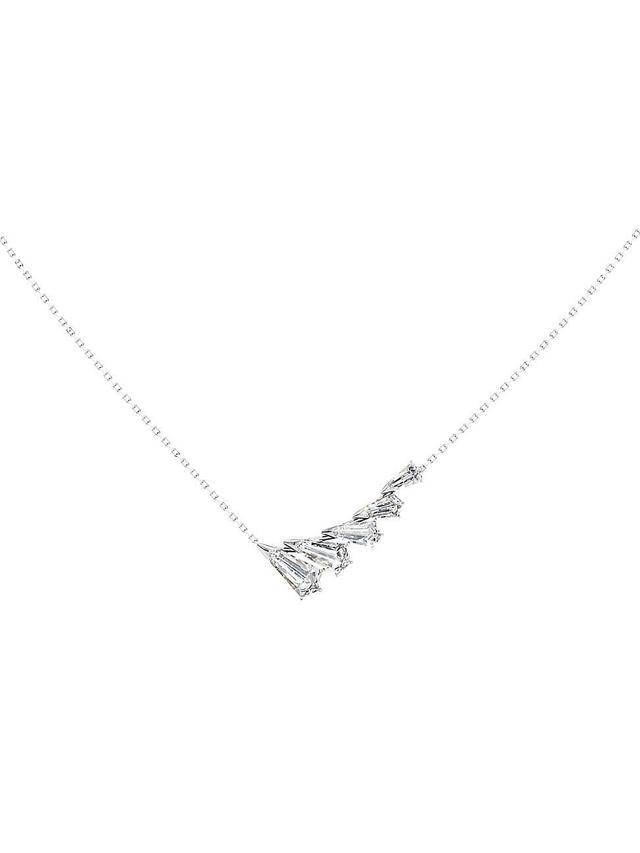 Womens Phoenix 18K White Gold & 1.85 TCW Lab-Grown Diamond Wing Pendant Necklace Product Image