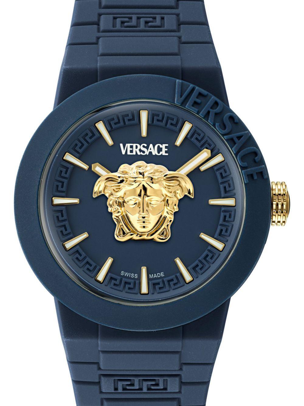 VERSACE V Pop Watch, 43mm In Blue Product Image