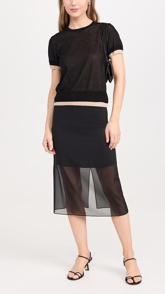 Vince Sheer Pencil Skirt | Shopbop Product Image