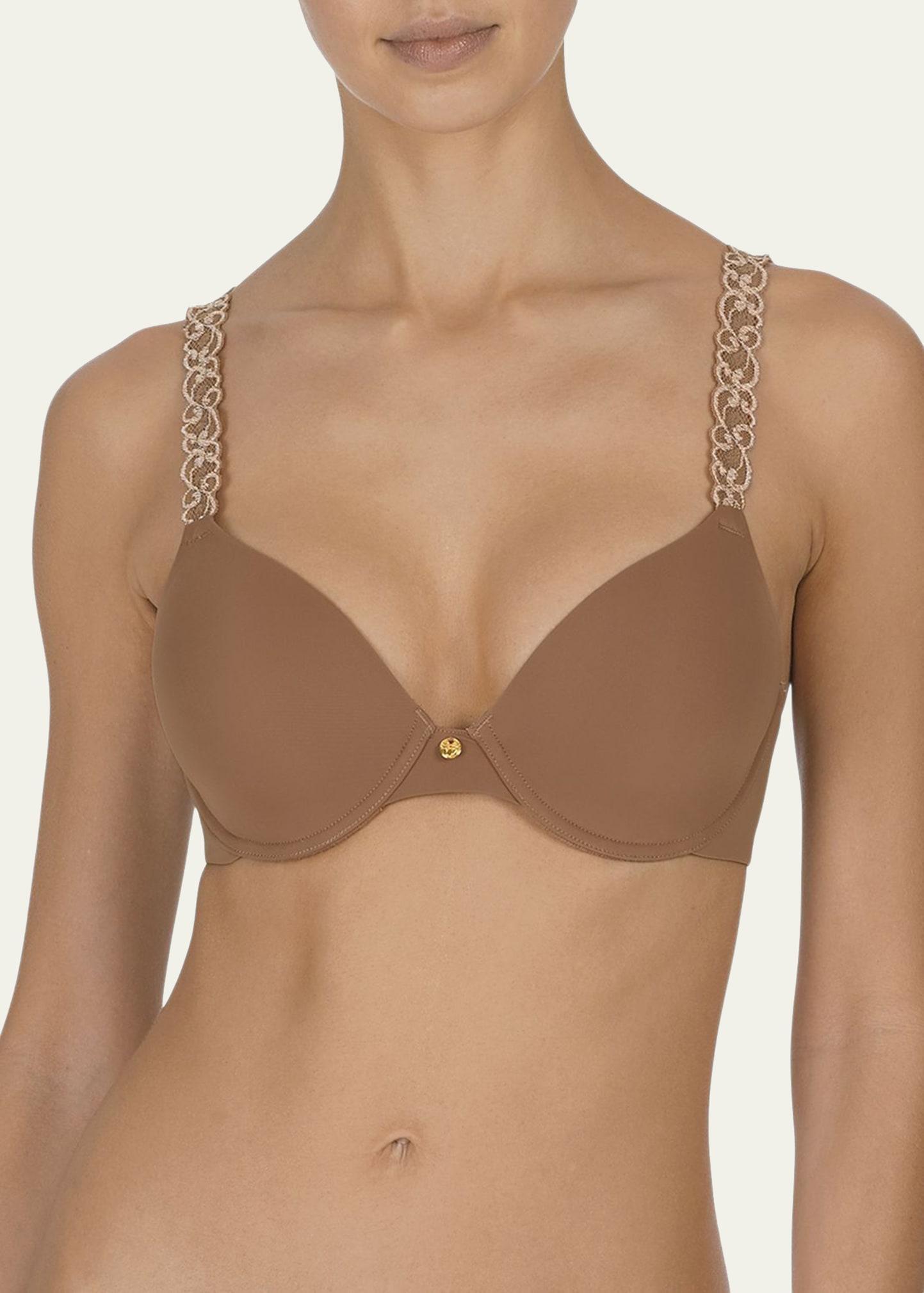 Natori Pure Luxe Contour Underwire 732080 (Cafe) Women's Bra Product Image