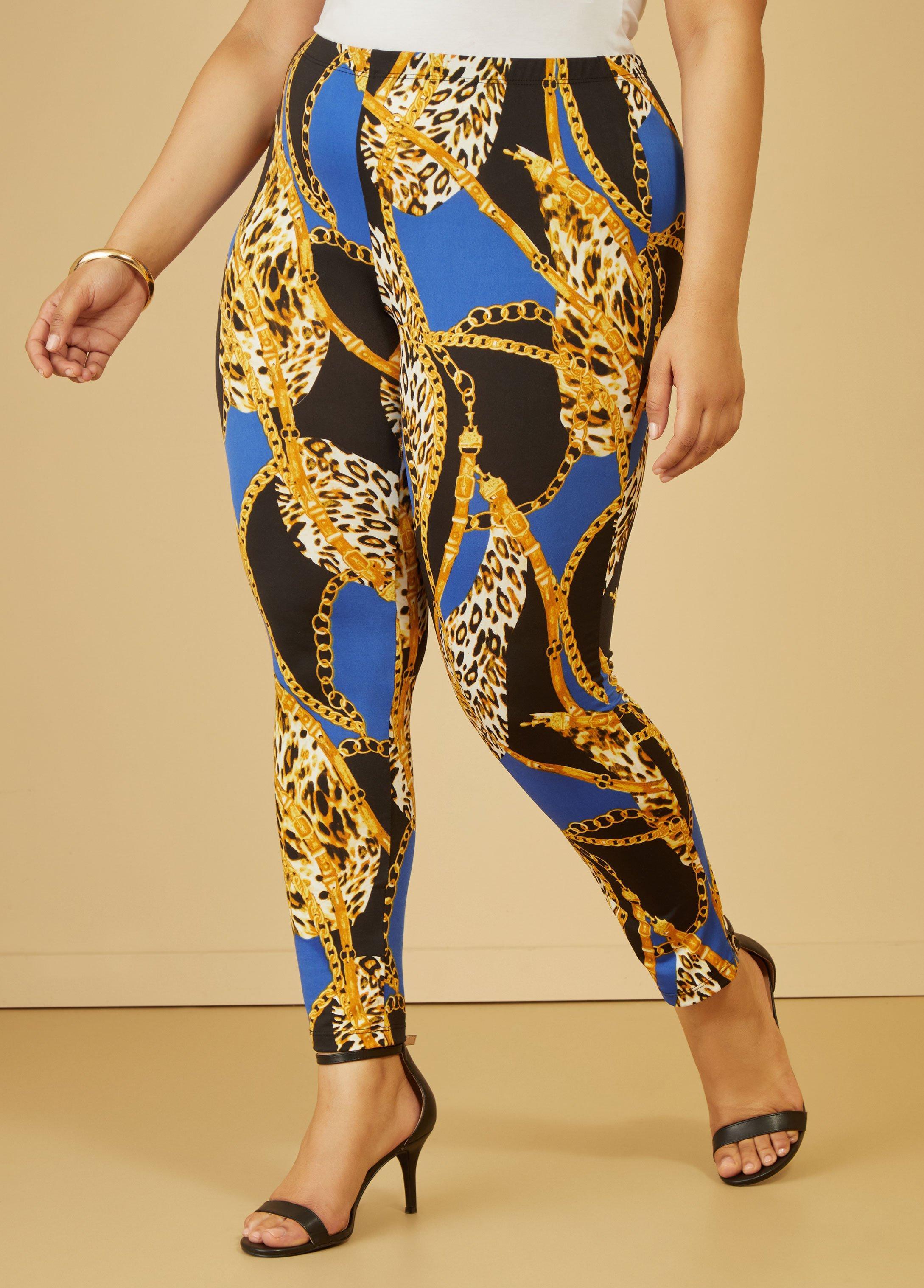 Animal Print High Rise Leggings Product Image