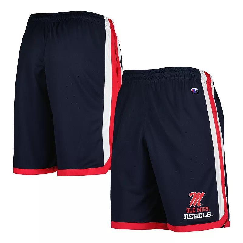 Mens Champion Ole Miss Rebels Basketball Shorts Blue Product Image