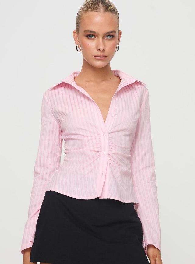 Ambrose Shirt Pink Stripe Product Image