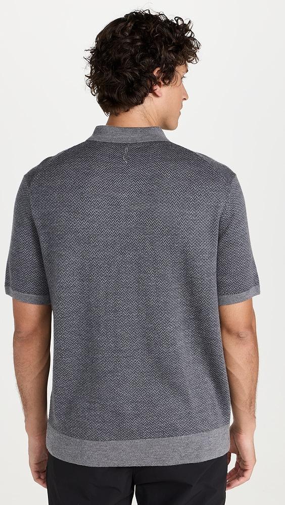 RLX Merino Wool Herringbone Sweater Polo | Shopbop Product Image