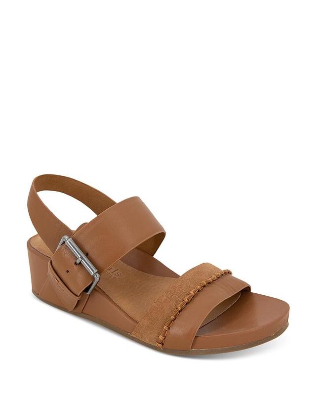 Gentle Souls by Kenneth Cole Womens Giulia Strappy Wedge Sandals Product Image