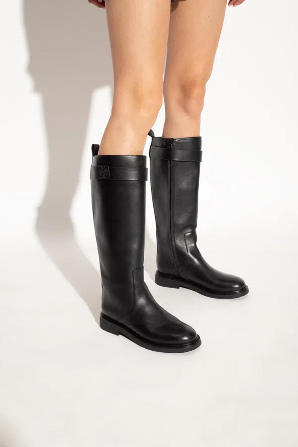 TORY BURCH Leather Boot In Black product image