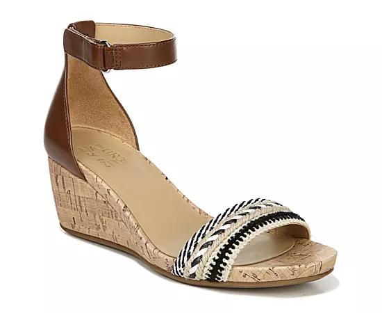 Naturalizer Areda Ankle Strap Wedge Sandals Product Image