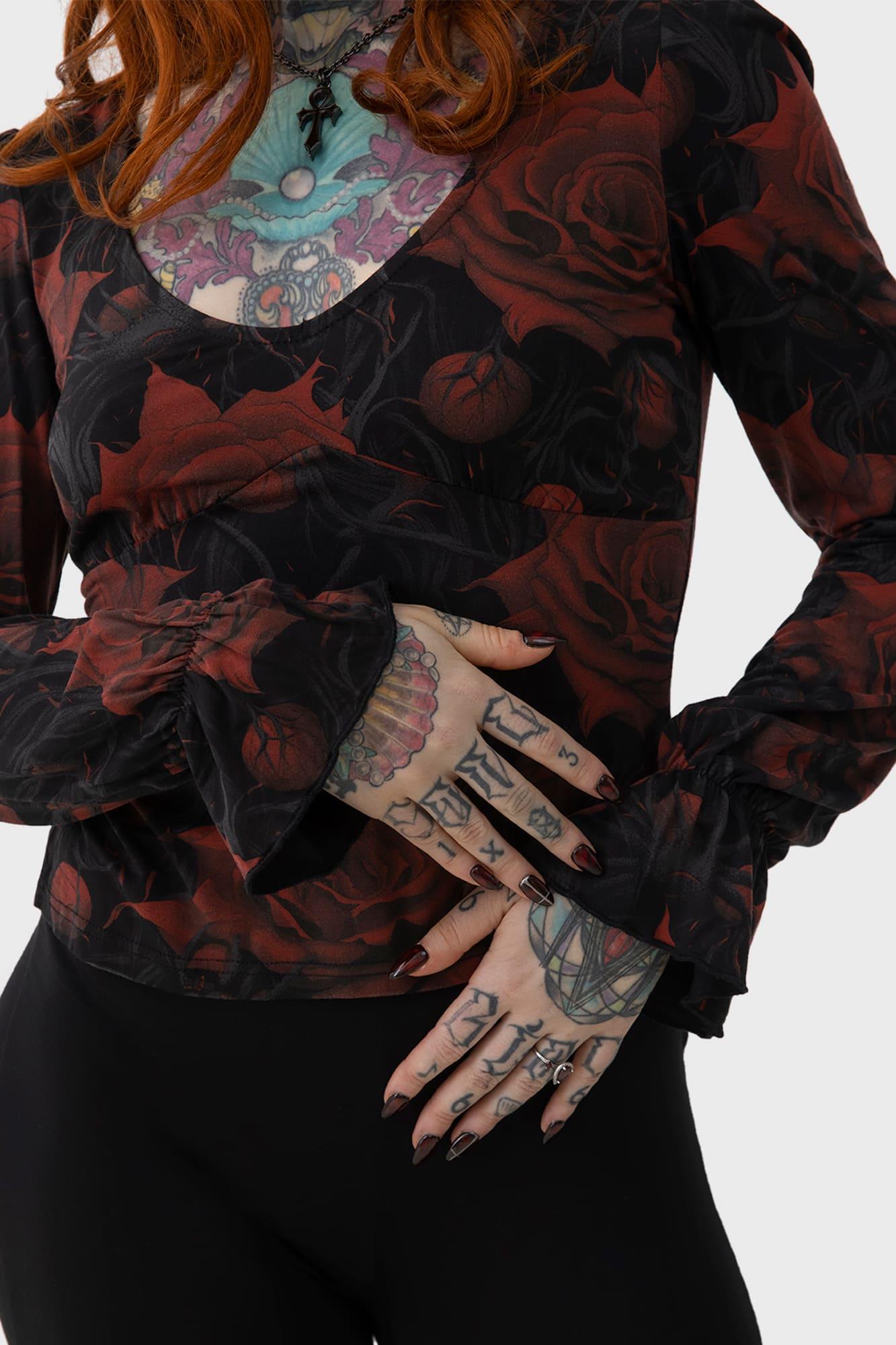 Blood Rose Top Female Product Image