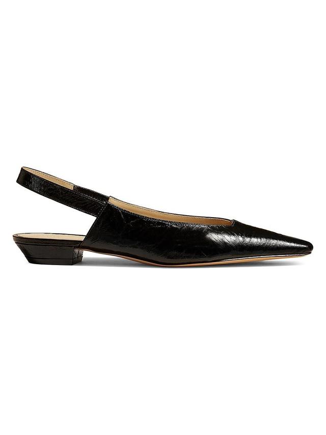 Womens Colin Leather Slingback Flats Product Image